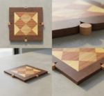 Sama Wooden Coaster (4 Piece Set) - Image 4