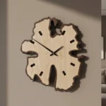 Organic Wall Clock (Natural Wood)