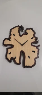 Organic Wall Clock (Natural Wood) - Image 3