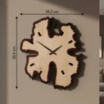 Organic Wall Clock (Natural Wood) - Image 5