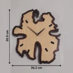 Organic Wall Clock (Natural Wood) - Image 5