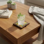 Sama Wooden Coaster (4 Piece Set)