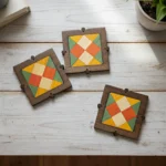 Sama Wooden Coaster (4 Piece Set) - Image 2