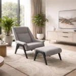 Elva Lounge Chair with Ottoman