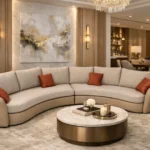 Arcus Curved Sofa (4 Seater)