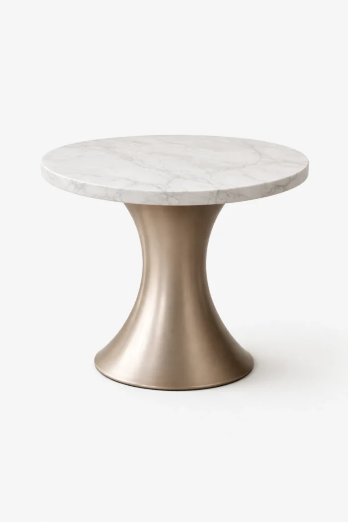 Calix Table Stone Top Side Table Design I Luxury Homes, Villas & Hotels