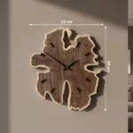 Organic Wall Clock (Walnut) - Image 3