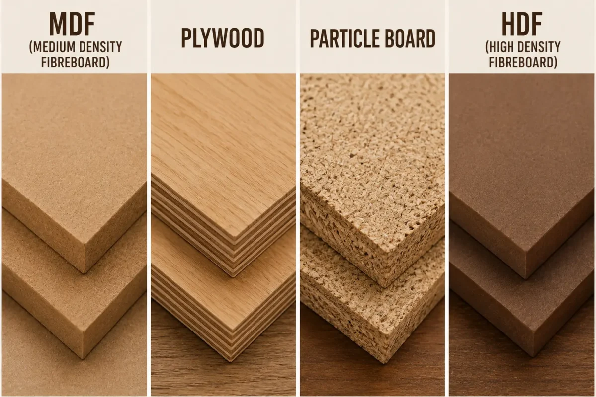 types of engineered wood