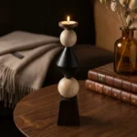 Arka Totem Wooden Candle Holder (Large)