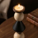Arka Totem Wooden Candle Holder (Large) - Image 4