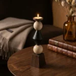 Arka Totem Wooden Candle Holder (Medium)