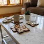 Tessera Wooden Coaster (4 Piece Set) - Image 2